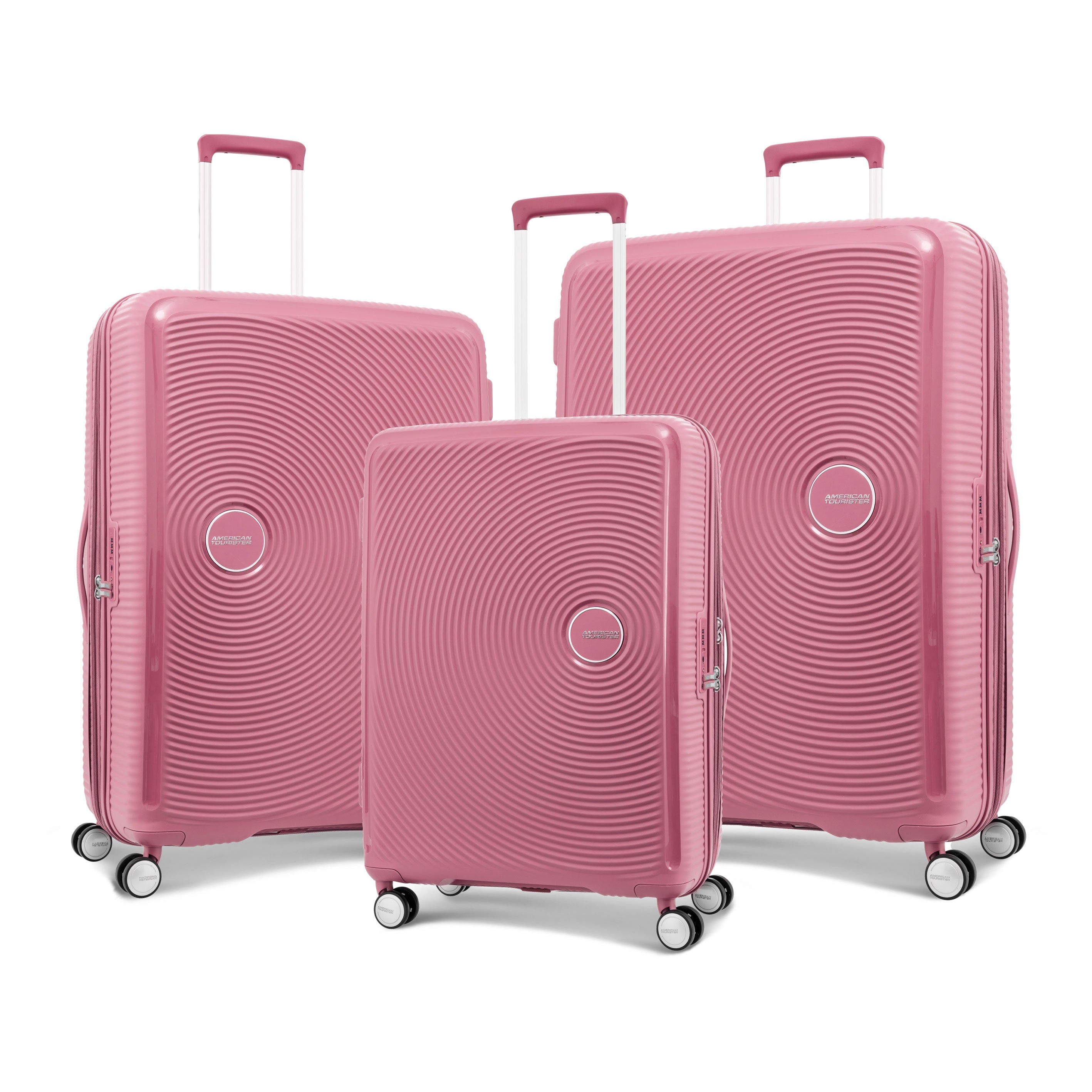 CURIO 3 Pcs Set Hard sided Spinner Luggage americantourister