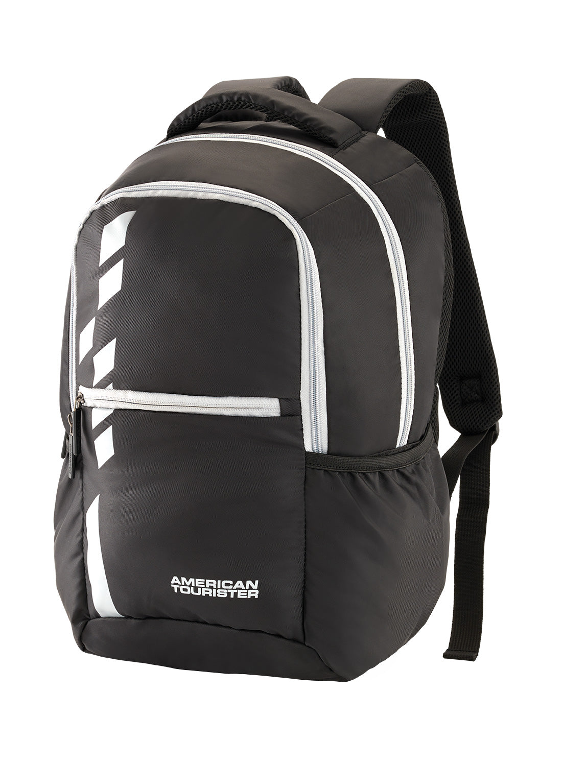 american tourister polyester backpack amt snap plus laptop 02 2018 SLATE 2.0 LPBP 02 Black + White – americantourister