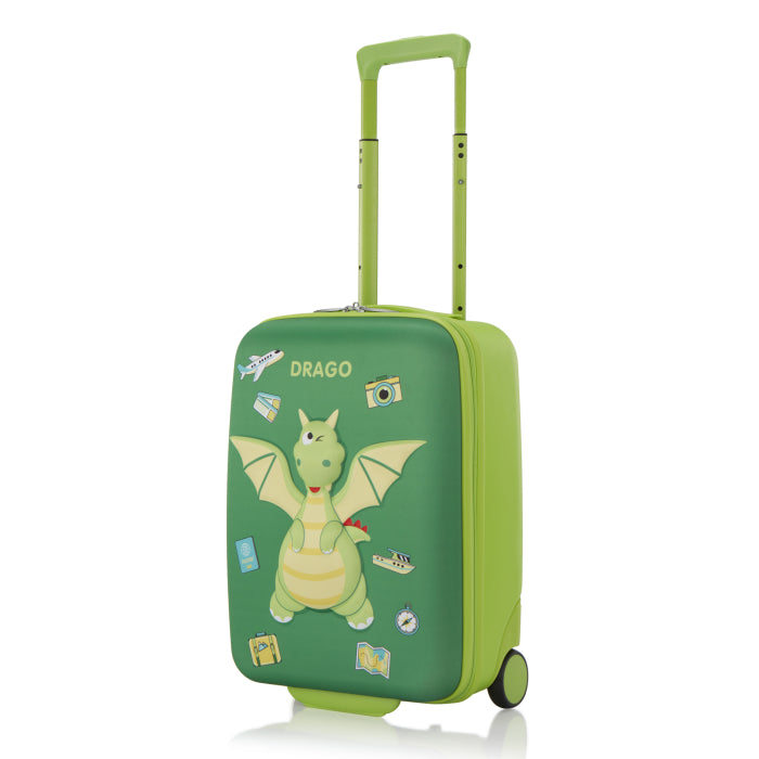 KIZTOPIA UPRIGHT 47/17 TSA DRAGON-GREEN/YELLOW-47 CM