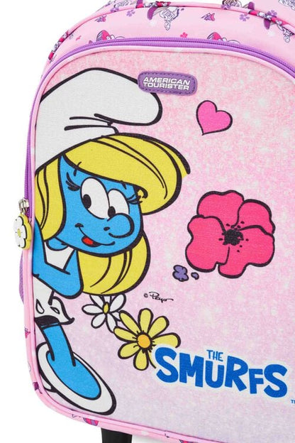 THE SMURFS KIDS WHEELED BACKPACK