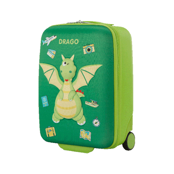 KIZTOPIA UPRIGHT 47/17 TSA DRAGON-GREEN/YELLOW-47 CM