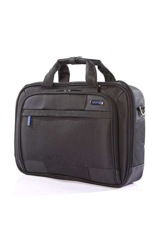 MERIT LT BRIEFCASE (M)BLK/BLU