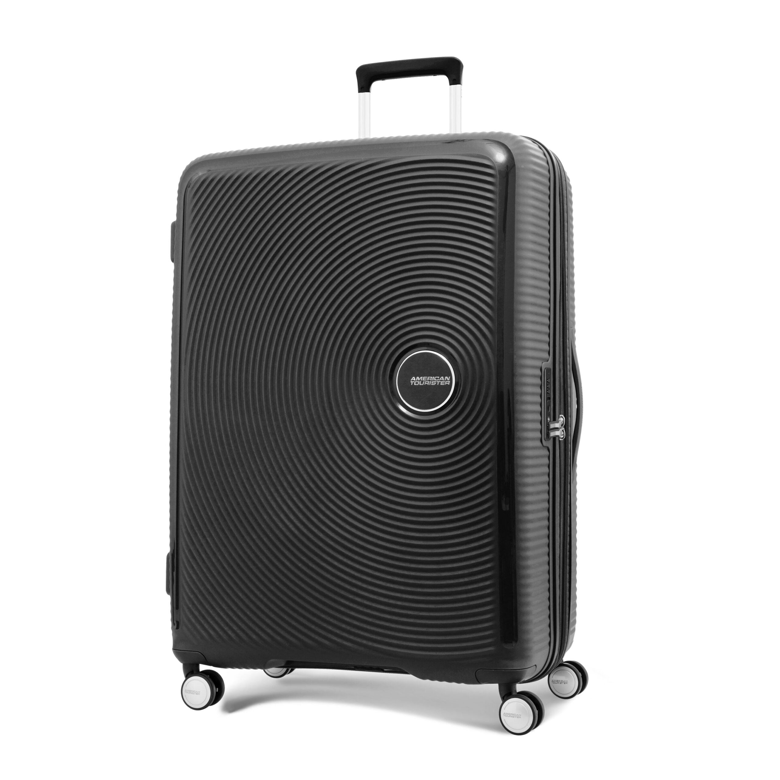 CURIO Hard sided Spinner Luggage 55 69 80 Black americantourister