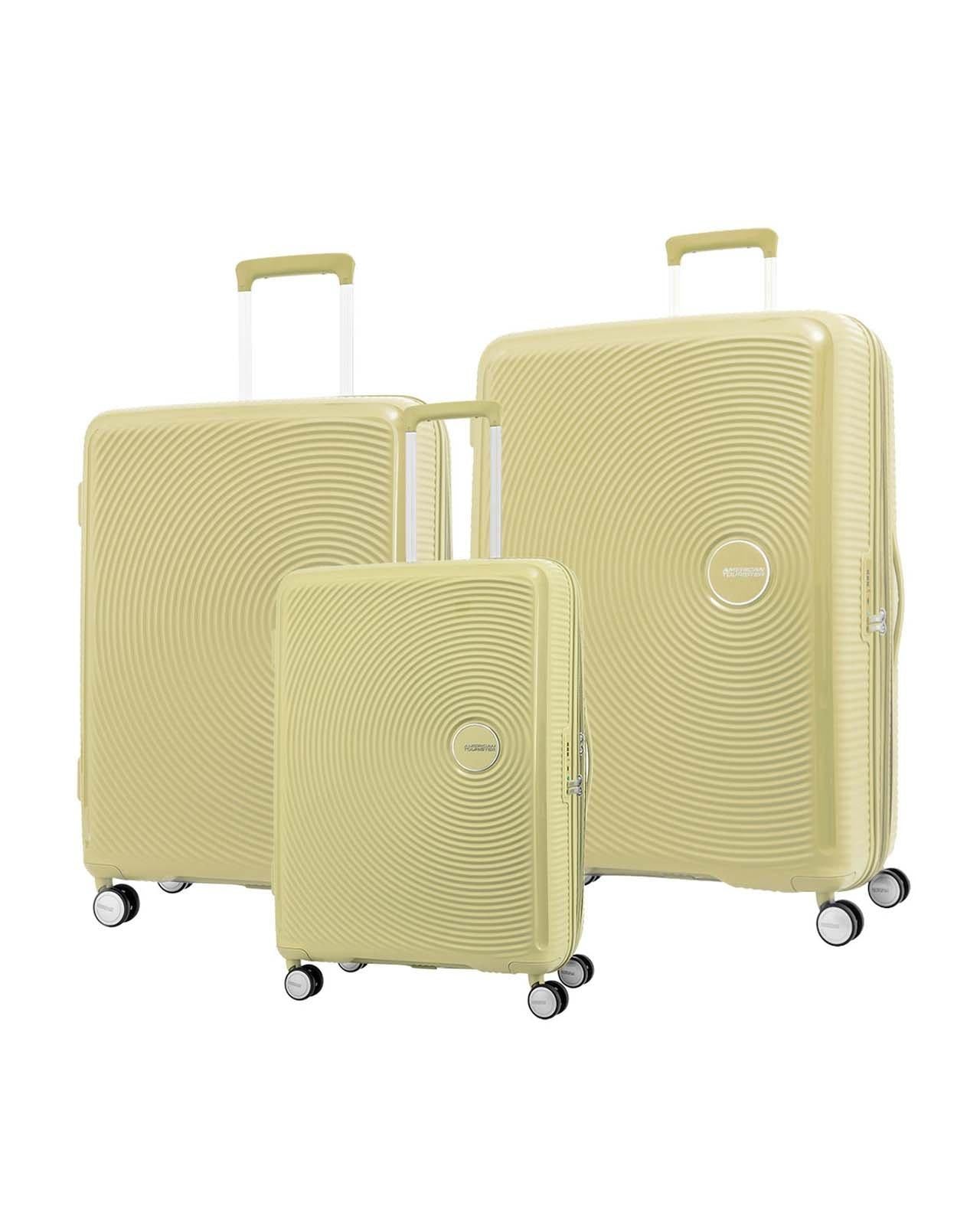 CURIO 3 Pcs Set Hard sided Spinner Luggage americantourister