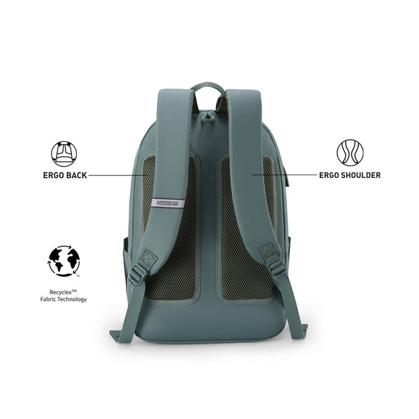 حقيبة ظهر رايلي للكمبيوتر المحمول فيرن أخضر/FN أخضر