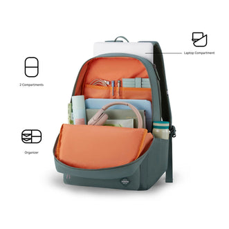 RILEY LAPTOP BACKPACK FERN GRN/FN GRN