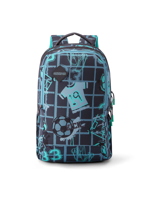 Portland 3P Set Black + Vision Duffle Blue + Pazzo BackPack (Grey-Mint)