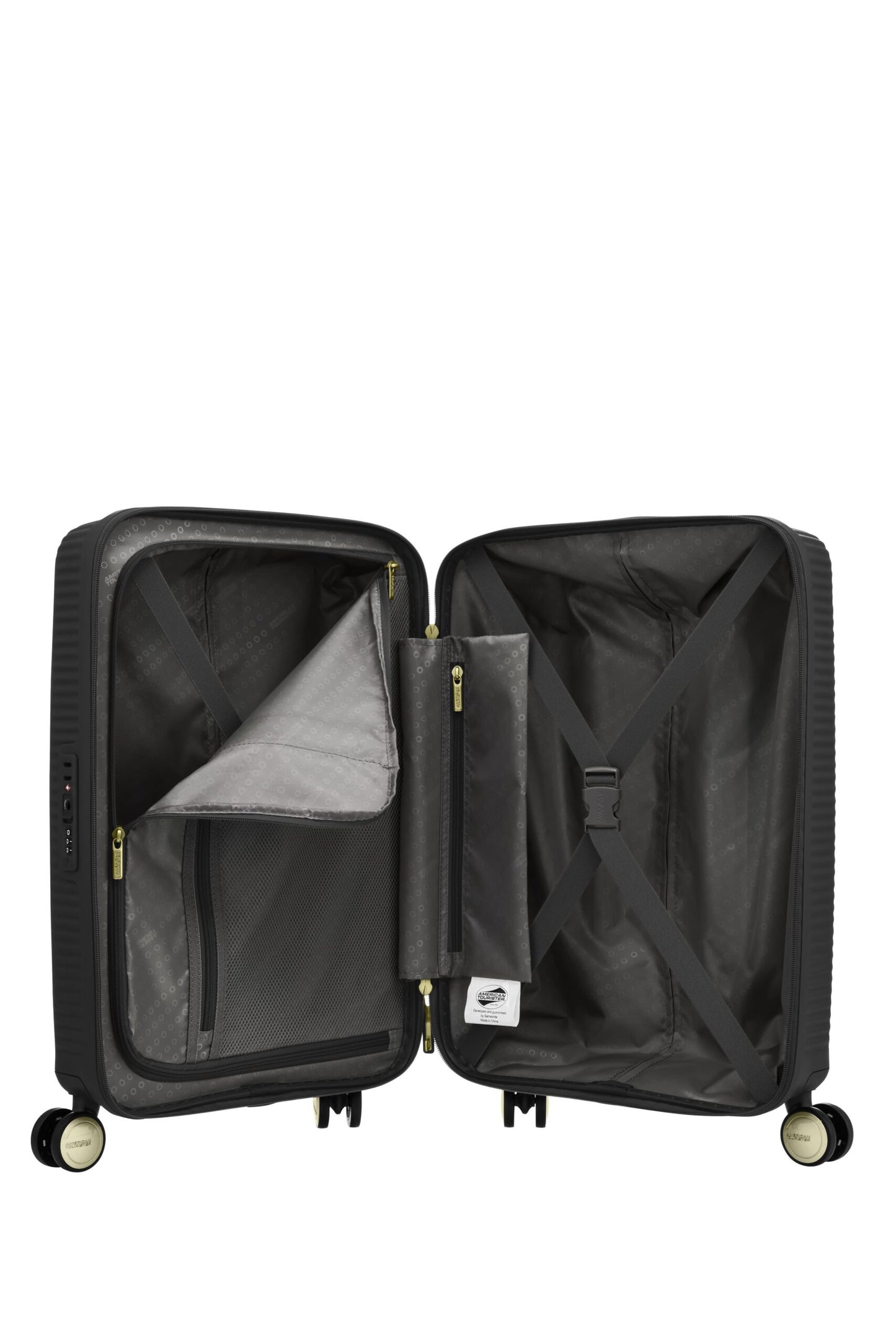 CURIO Hard sided Spinner Luggage (55/69/80) - Black