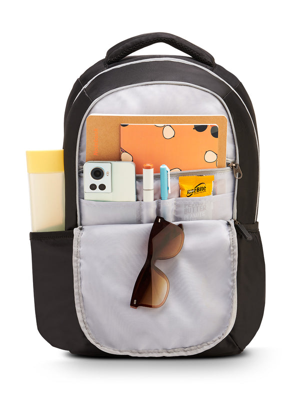 american tourister p plus 02 37 l laptop backpack SLATE 2.0 LPBP 02 Black + White – americantourister