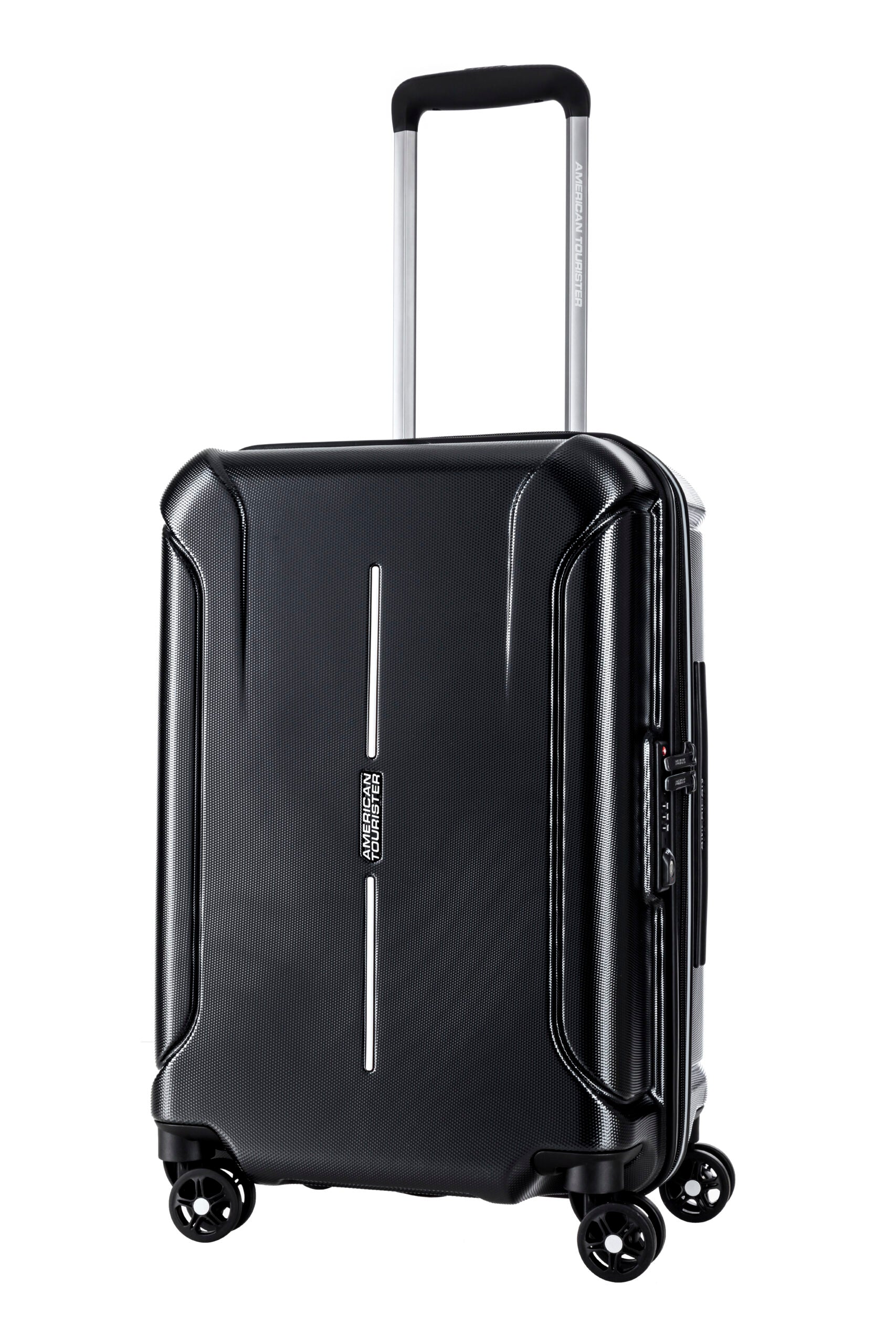 TECHNUM Set of 3 Hard Luggage Trolley Bags 55 77 86 americantourister