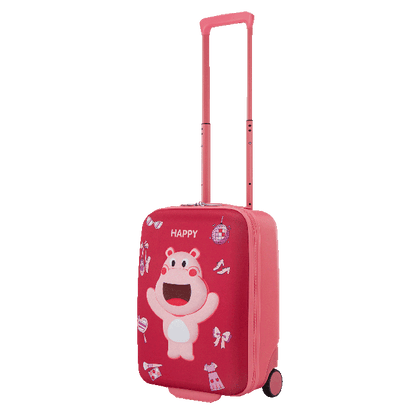 KIZTOPIA UPRIGHT HIPPO-PINK WHITE-47 CM