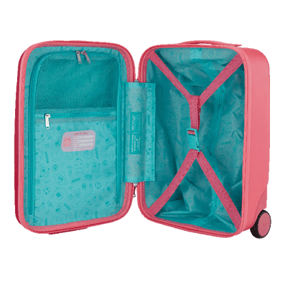 KIZTOPIA UPRIGHT HIPPO-PINK WHITE-47 CM