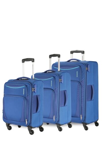 Portland Set Of Three Travel Bag - Sky Blue